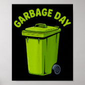 Cool Garbage Truck Art For Men Women Kids Garbage  Poster (Voorkant)