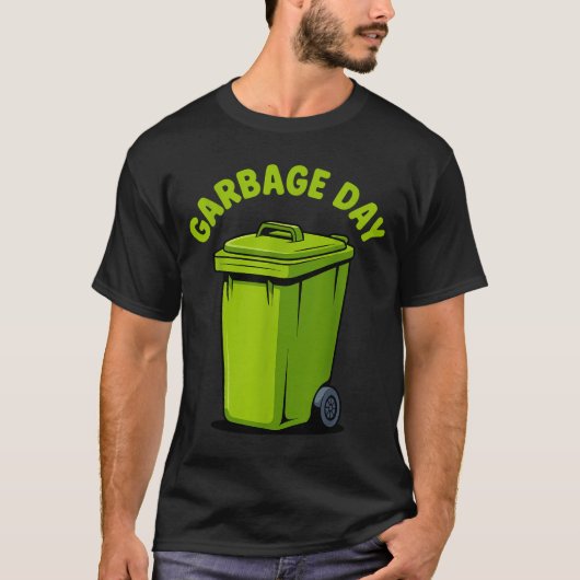 Cool Garbage Truck Art For Men Women Kids Garbage T-shirt (Voorkant)
