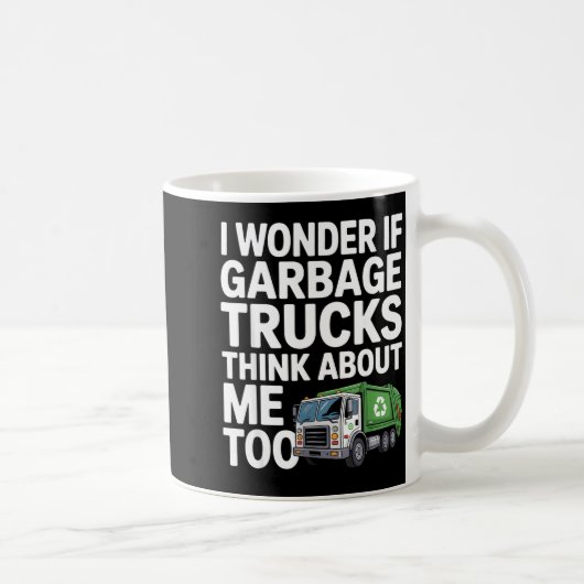 Cool Garbage Truck Design For Men Women Trash Garb Koffiemok (Rechts)