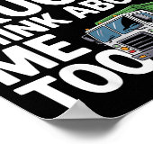 Cool Garbage Truck Design For Men Women Trash Garb Poster (Hoek)