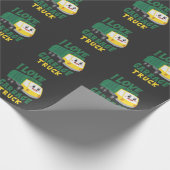 Cool Garbage Truck loving Boy Kinder Toddler Cadeaupapier (Hoek)