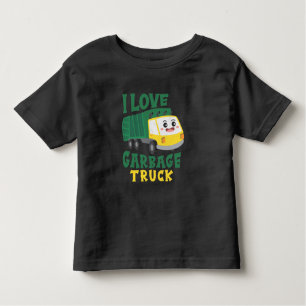Cool Garbage Truck loving Boy Kinder Toddler Kinder Shirts