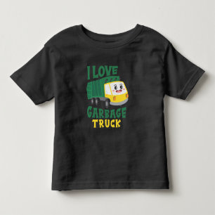 Cool Garbage Truck loving Boy Kinder Toddler Shirts