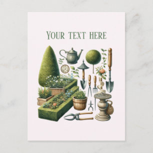 Cool Gardening landscaping aanpasbare Postcard Briefkaart