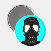 cool gasmask magneet (Voorkant / Achterkant)