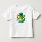 Cool Gator Summer Vibes T-shirt – Geniet van het l (Voorkant)