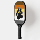 Cool Gay Bear Pride Vlag Beer Poot Pickleball Paddle (Links)