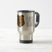 Cool Gay Bears Pride Beer Papa Beer Reisbeker (Voorkant rechts)