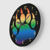 Cool Gay Beren Pride Beer Paw Grote Klok (Hoek)