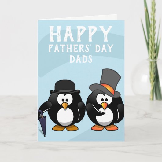 Cool Gay Dads Vaderdag Kaart (Voorkant)