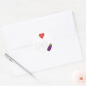 Cool Gay Pride Quote I Love Dick Funny Gay Pride Ronde Sticker (Envelop)