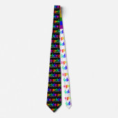 Cool Gay Pride Rainbow Stropdas (Voorkant)