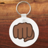 Cool gebalde vuist-emoji sleutelhanger (Voorkant)