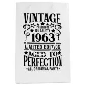 Cool Geboortejaar 1963 Medium Cadeauzakje (Voorkant)