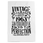 Cool Geboortejaar 1963 Medium Cadeauzakje (Achterkant)