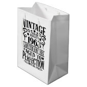 Cool Geboortejaar 1963 Medium Cadeauzakje (Achterkant Gekanteld)