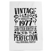 Cool Geboortejaar 1977 Medium Cadeauzakje (Achterkant)
