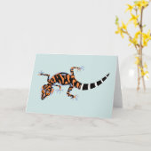 Cool GECKO - Bedreigd dier - Natuur - Kaart (Gele Bloem)