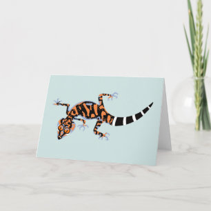 Cool GECKO - Bedreigd dier - Natuur - Kaart