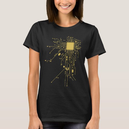 Cool Geek CPU T-shirt (Voorkant)