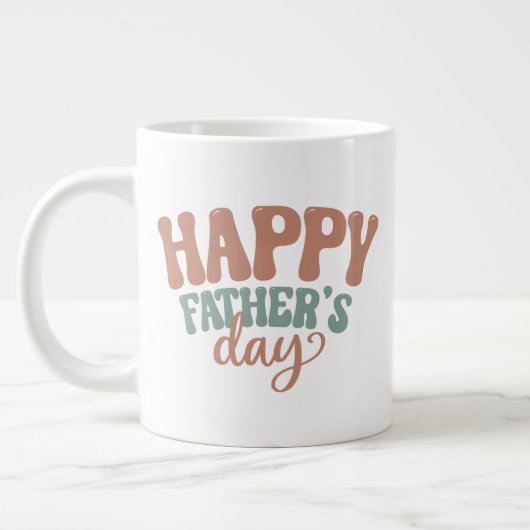 Cool Gefeliciteerd Vaderdag Grote Koffiekop (Links)