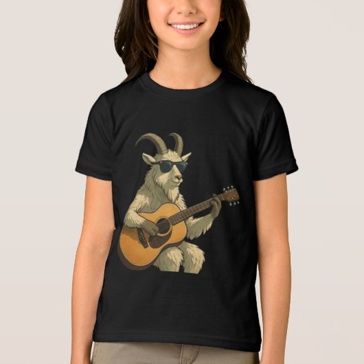 Cool Geit met Zonnebril T-Shirt – Grappig Chill An (Voorkant)