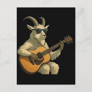 Cool Geit met Zonnebril T-Shirt – Grappig Chill An Briefkaart