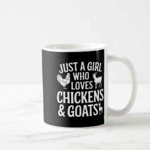 Cool geit ontwerp voor meisjes vrouwen dier boerde koffiemok