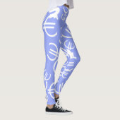 Cool geld euro dollars patroon leggings (Rechts)