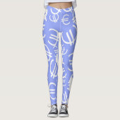 Cool geld euro dollars patroon leggings (Voorkant)