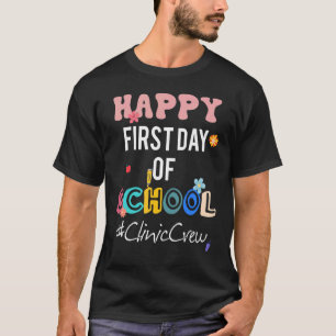 Cool Gelukkig Eerste Dag van School Verpleegster L T-shirt