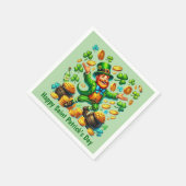 Cool Gelukkig St. Patrick's Day Kabouter Servet (Hoek)
