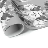 Cool geometrisch leeuwenkop cadeaupapier (Rol Hoek)