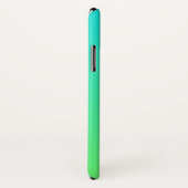 Cool geometrisch monogram | Blauwe & Limegroene Om Case-Mate iPhone Case (Achterkant / rechts)