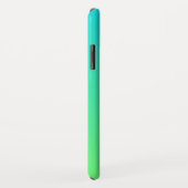 Cool geometrisch monogram | Blauwe & Limegroene Om Case-Mate iPhone Case (Achterkant/rechts)