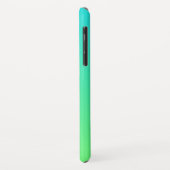 Cool geometrisch monogram | Blauwe & Limegroene Om Case-Mate iPhone Case (Achterkant/links)