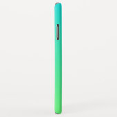 Cool geometrisch monogram | Blauwe & limoengroene Case-Mate iPhone Case (Achterkant/rechts)