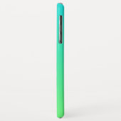 Cool geometrisch monogram | Blauwe & limoengroene Case-Mate iPhone Case (Achterkant/links)