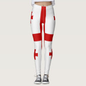 Cool Georgia Flag Mode Leggings (Voorkant)
