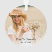 Cool gepersonaliseerd Afstuderen Ornament (achterkant)