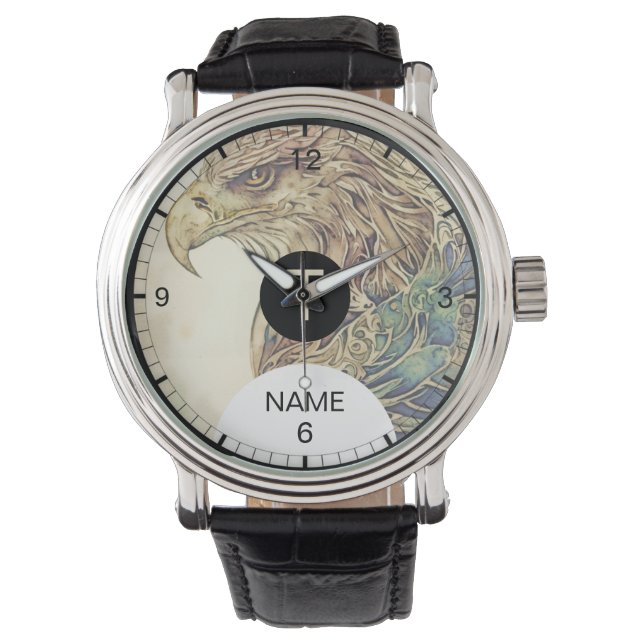 Cool gepersonaliseerd eWatch Horloge (Voorkant)