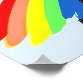 COOL GEPERSONALISEERD GEBOREN OM TRACK POSTER TE L (Hoek)