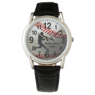 Cool Gepersonaliseerd Honkbal Horloge voor Jongens