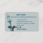 Cool Gepersonaliseerd Metselbedrijf Logo/QR Code/U Visitekaartje (Voorkant)