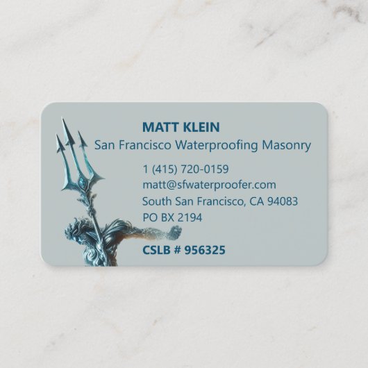 Cool Gepersonaliseerd Metselbedrijf Logo/QR Code/U Visitekaartje (Voorkant)