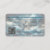 Cool Gepersonaliseerd Metselbedrijf Logo/QR Code/U Visitekaartje (Achterkant)