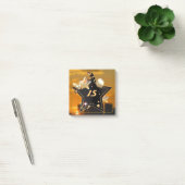 Cool Gepersonaliseerde Gouden Zwarte Sterren Post- Post-it® Notes (Kantoor)