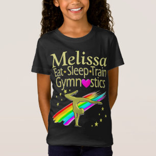 COOL GEPERSONALISEERDE GYMNASTIEK LIEFDE T SHIRT