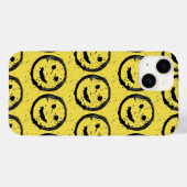 Cool Geproduceerd Gelukkig glimlachend gele gezich Case-Mate iPhone Case (Achterkant (horizontaal))