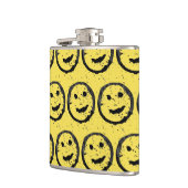 Cool Geproduceerd Gelukkig glimlachend gele gezich Heupfles (Links)